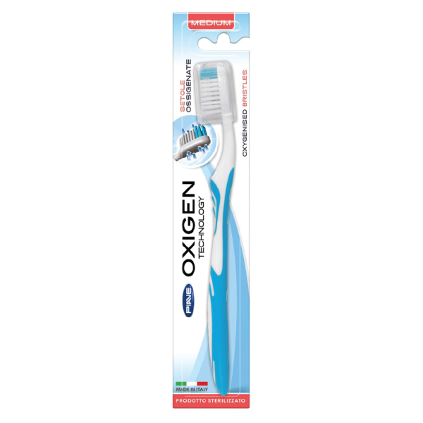 OXIGEN  3 Medium toothbrush in one set